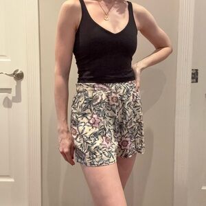 Floral Print Women's Shorts
